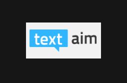 Text Aim Logo