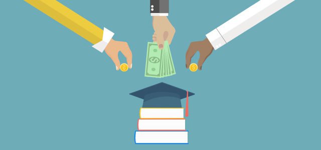 Is there a best practice for asking students for money?