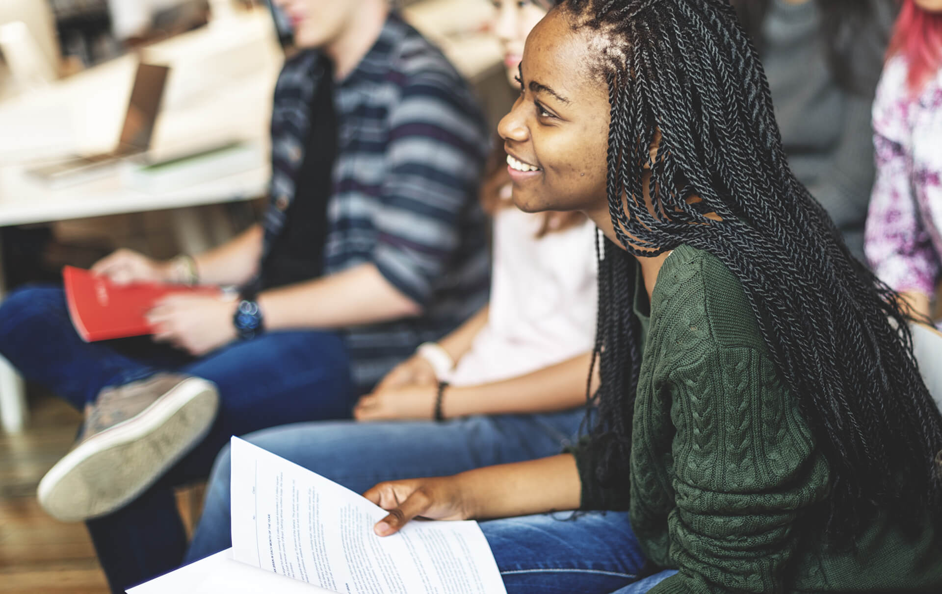 Students In Classroom Lecture